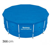 58037 -Couverture pour piscine hors sol Bestway feuille de polyéthylène de 366cm