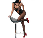 Combinaison tout en résille brodée mod. MELANIE collection Feeling Good
