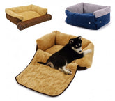 Couffin depliable double fonction panier pour chien doux 112x55x18