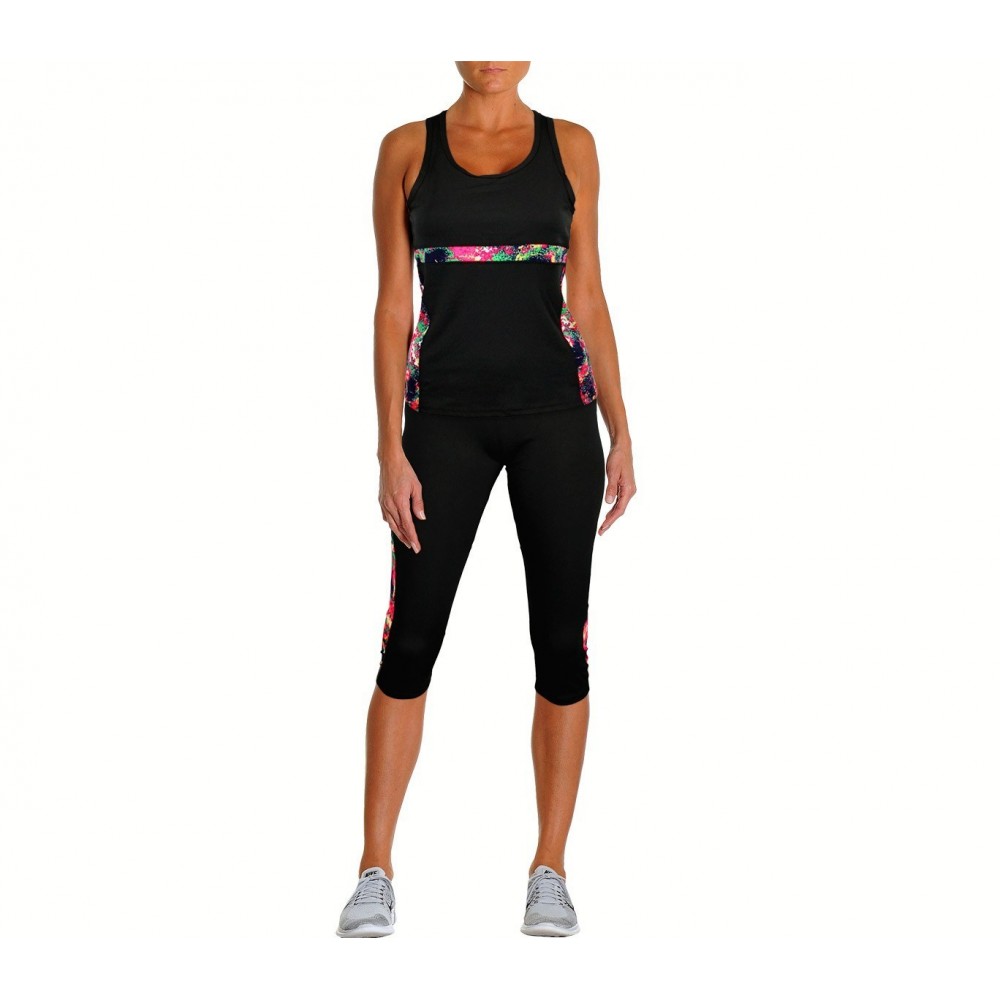 Ensemble de sport pour femmes GUINONE débardeur et leggings mollet en 3 couleurs