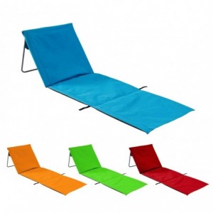 Chaise longue avec oreiller 334 836 ONSHORE pliable 135 x 55 x 41cm