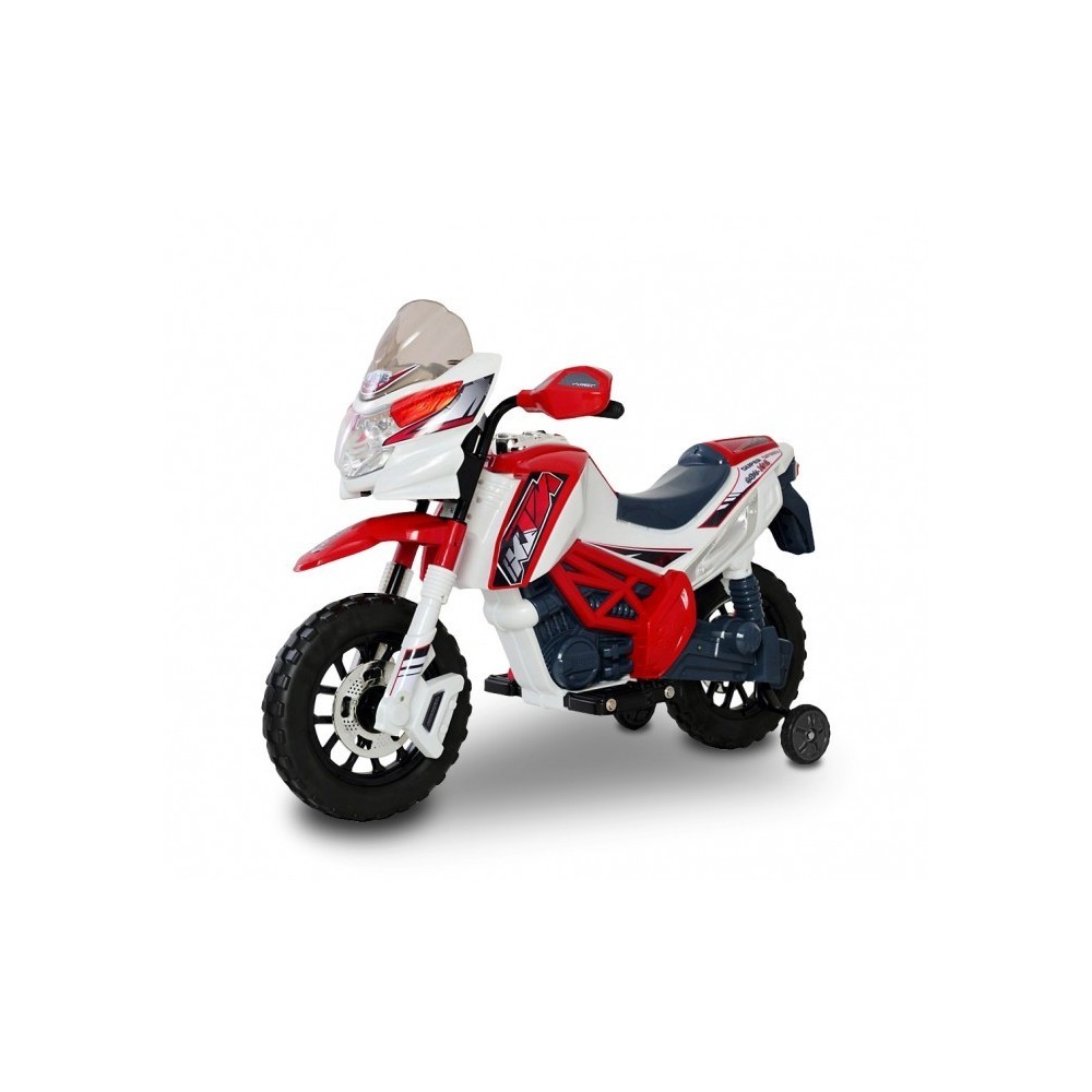 Moto électrique LT812 pour enfant MOTO CROSS avec double moteur 6 / 12V