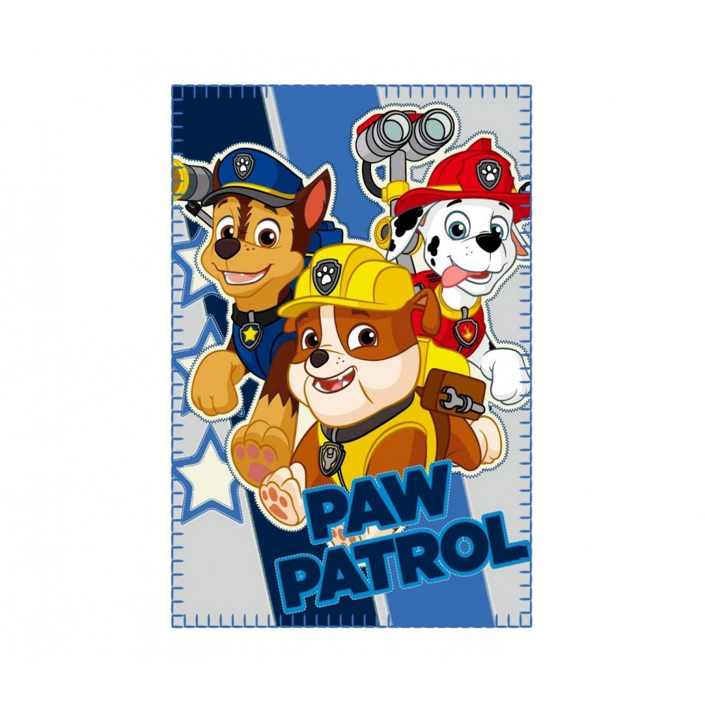 615115 Couverture polaire douce et chaude PAW PATROL 100 x 150 cm