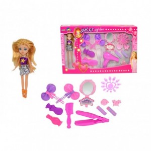 250594 Poupée fashion doll Patty adore la mode avec accessoires