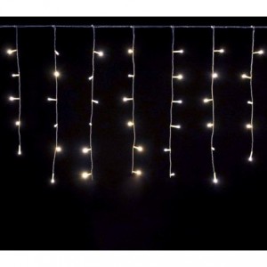 561283 Rideau lumineux d'extérieur de Noël 96 led 3 mt x 0.6 cm lumière froide 