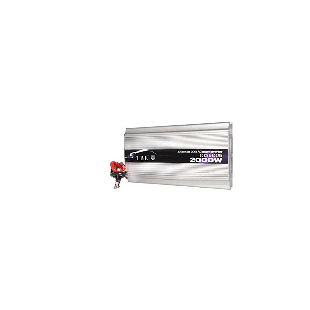 INVERSEUR D'ENERGIE DE 12V 2000W GRIS