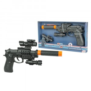 101276 Pistolet-jouet Pk3 pour enfants avec silencieux,...