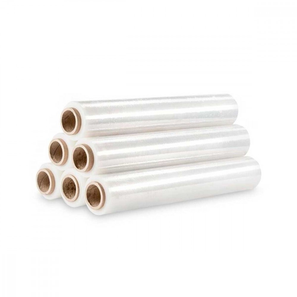 Pack 6 Films manuel étirable BLANC 23 MY 2,4 kg 500 mm pour emballage