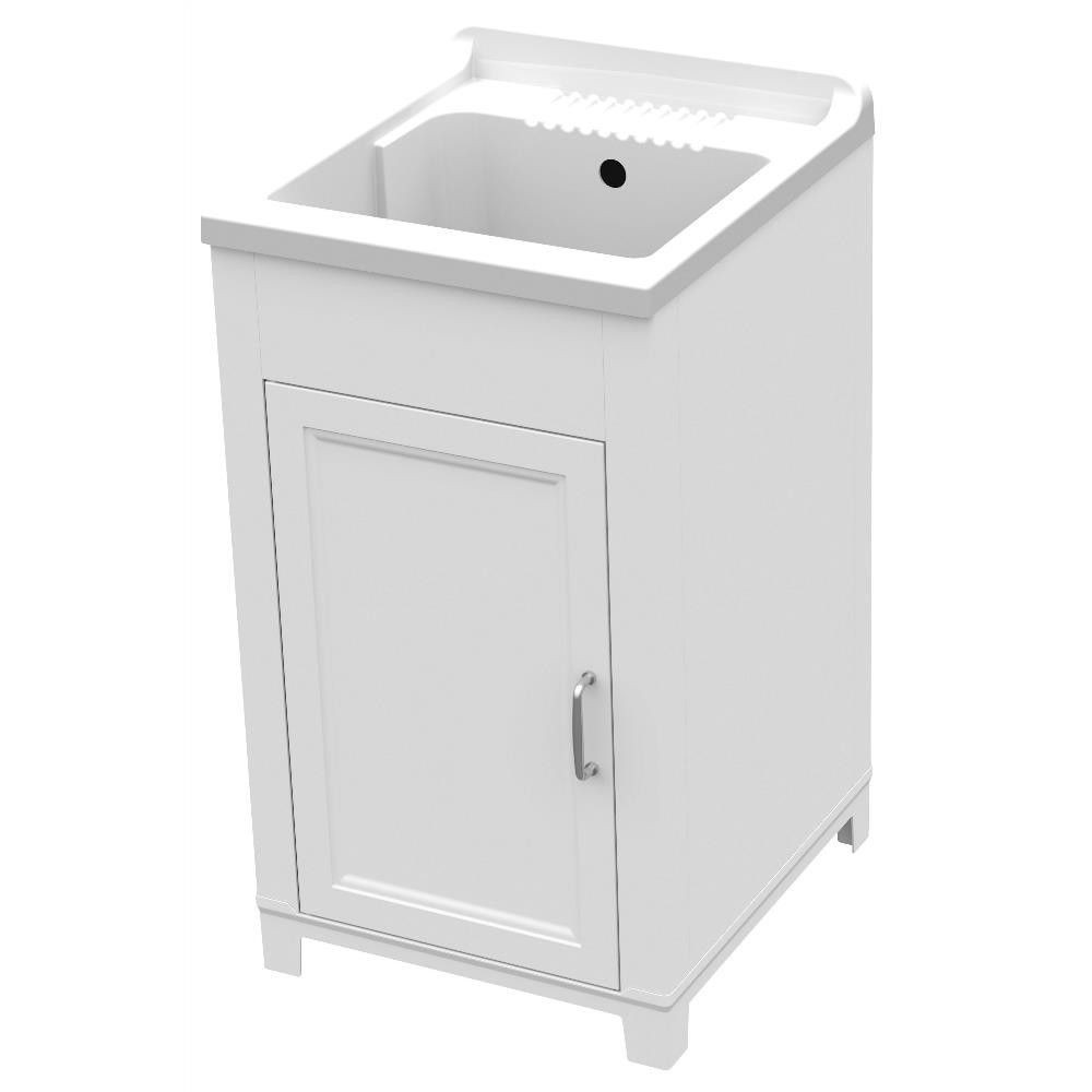 Lavabo en résine et pvc intérieur extérieur 45x50cm Art 9231 couleur blanc