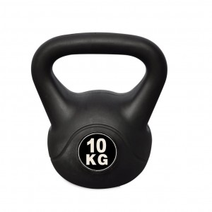 Kettlebell Fitness De 10kg En Pvc Avec Sable Et Poignée...