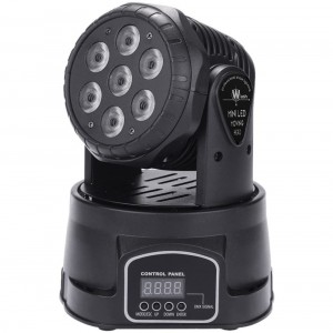 Mini-Lampe stroboscopique rotative avec 7 LED 10w...