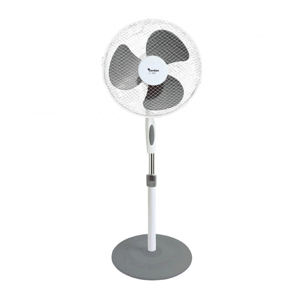 Jordan V-40G Ventilateur de sol à base ronde oscillante de 45 watts à 3 vitesses