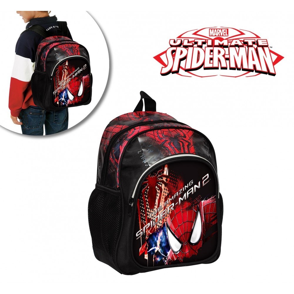 Sac á dos - cartable - SPIDERMAN - 33 x 22 x 12 cm- 56499-Noir - MARVEL