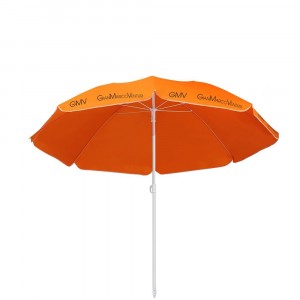 Parasol de plage Gian Marco Venturi 543702 avec mât central 180 cm