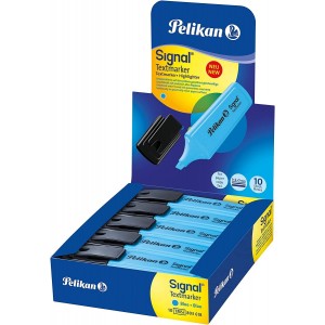 Surligneurs Pelikan 490 Lot de 10 surligneurs avec capuchon clip