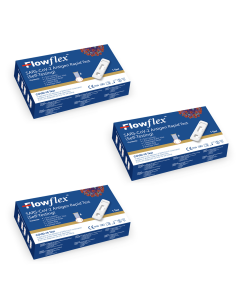 Lot de 3 Tests Hygiéniques Rapides Flowflex Sars-Cov-2...