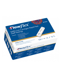 Pack de 25 Test Hygiénique Rapide Flowflex Sars-Cov-2...