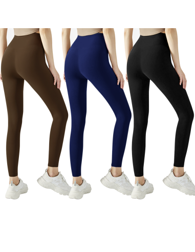 Leggings Taille Haute pour Femme en Tissu Élastique d'Automne Pantalon de Sport