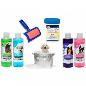 Kit complet pour douche pour chiens et l'action de purification (200 ml) IO & TE