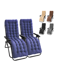 Pack 2 chaises inclinable pliable avec coussin Zéro...