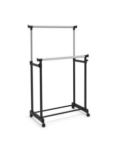 Stand Appendiabiti Estensibile 2 Aste 95/170x80x42 cm- da...