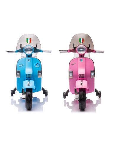 Moto Électrique Scooter pour Enfants LT960 Vespa PX150 Full Napoli avec Top Case