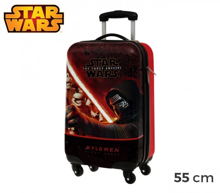 4641451 Valise - Bagage à main rigide avec ABS - STAR WARS 55X33X20 cm