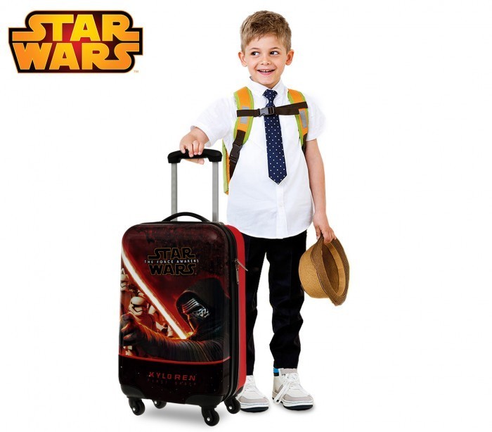 4641451 Valise - Bagage à main rigide avec ABS - STAR WARS 55X33X20 cm