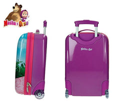 4731151 Valise chariot, bagage cabine ABS MASHA ET L'OURS 48X30X18 cm