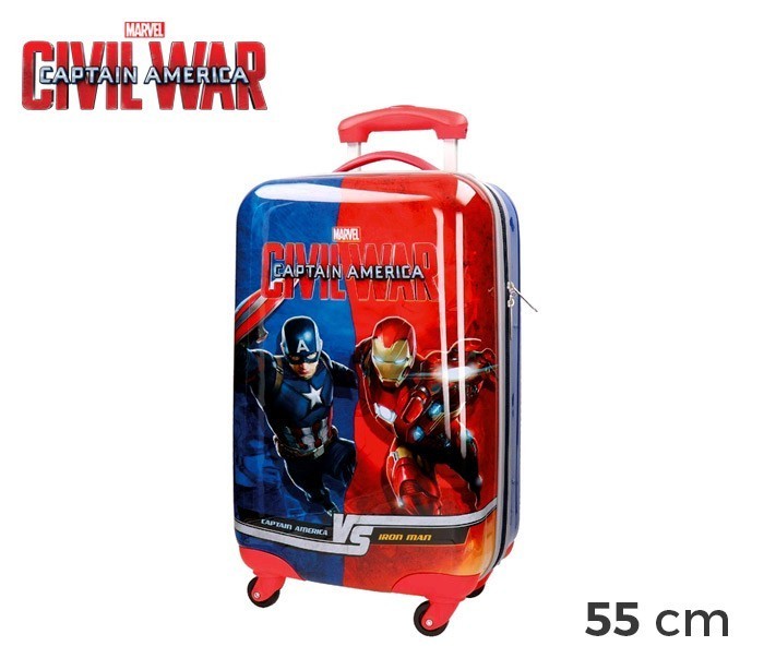 4721451 Valise chariot, bagage à main rigide ABS Captain America MARVEL