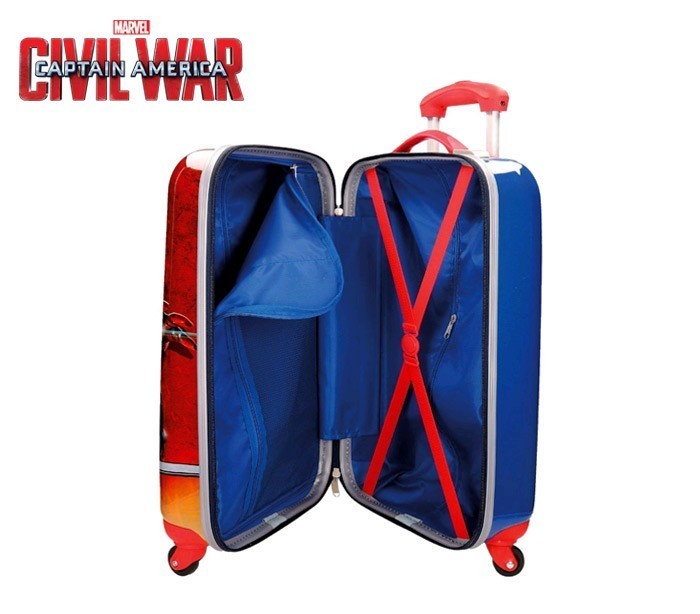 4721451 Valise chariot, bagage à main rigide ABS Captain America MARVEL