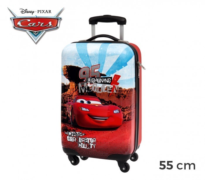 4441451 Chariot valise - Bagage à main en ABS CARS Flash McQueen 
