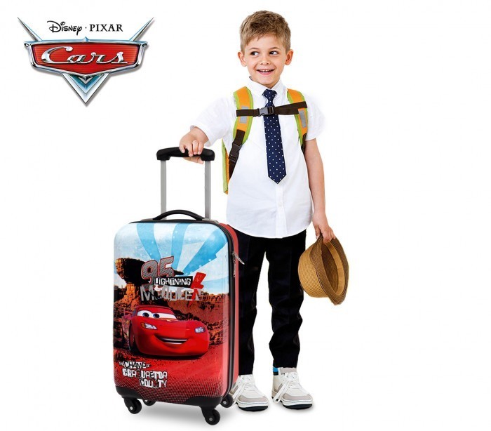 4441451 Chariot valise - Bagage à main en ABS CARS Flash McQueen 