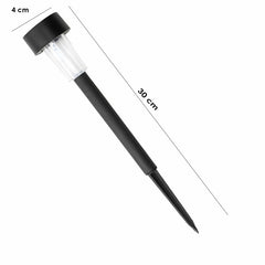 Set de 2 lampes jardin LED - énergie solaire 