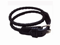 Bracelet tressé tendance - en cuir - unisexe