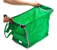 300162 Set de 2 shopping bag pour chariot réutilisables et pliables