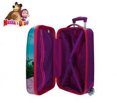 4731251 Chariot - Valise de cabine rigide en ABS MASHA ET L'OURS