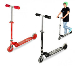 150401 Trottinette pliable pour enfants en aluminium 50 Kg Max (Noir)
