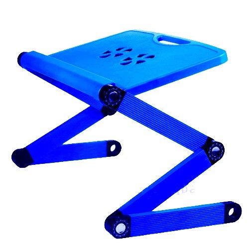 Table pliante pour ordinateur portable ou PC avec ventilateur de refroidissement