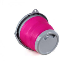 206713 Seau pliable en silicone - 5 Litres plusieurs couleurs (Bleu)