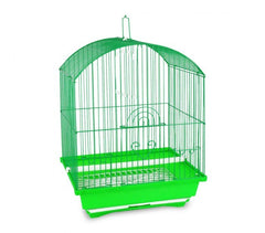 189078 Cage à oiseaux de petite taille 43.5x28.5x22 cm mangeoires incluses 