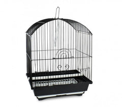 189078 Cage à oiseaux de petite taille 43.5x28.5x22 cm mangeoires incluses 