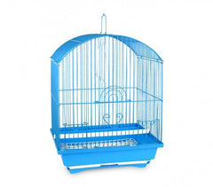 189078 Cage à oiseaux de petite taille 43.5x28.5x22 cm mangeoires incluses 