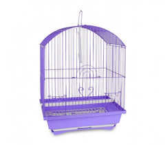 189078 Cage à oiseaux de petite taille 43.5x28.5x22 cm mangeoires incluses 