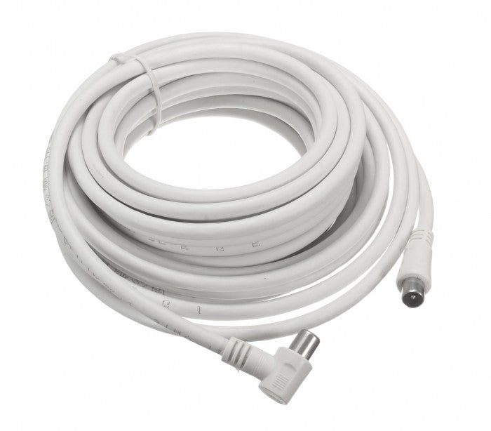 029480 câble de 5m pour une connexion coaxiale d'antenne TV mâle-femelle