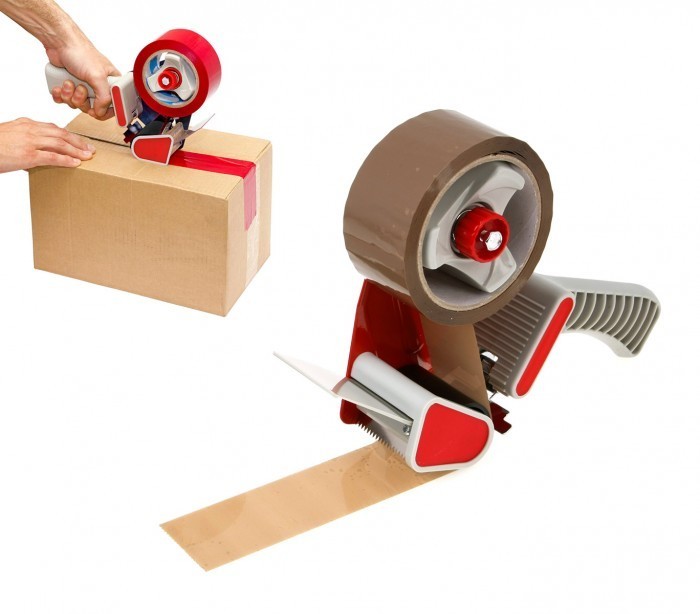 350245 roue pour ruban d'emballage en plastique, lame en acier DHOMTECK