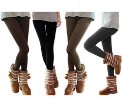 Set de 5 leggings thermiques pour femmes effet polaire ass. Saturne TU
