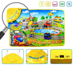 121776 Tapis Musical jeu interactif LA ROUTE JOYEUSE avec mélodies et sons