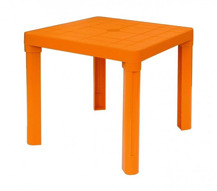 240335 Table pour enfants en plastique 50 x 50 cm en plastique rigide amovible