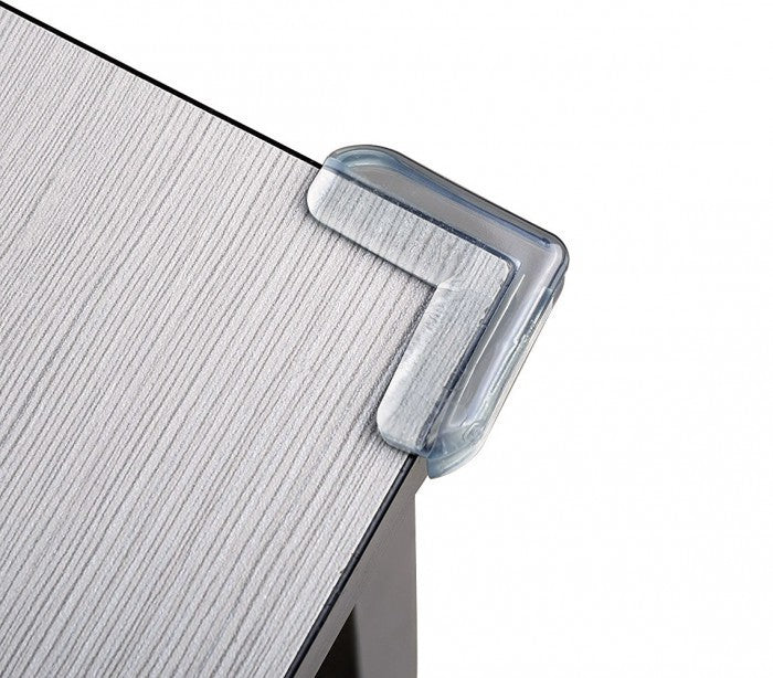 256527 Protections d'angles / cornières 12 pièces en plastique transparent 